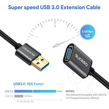 Carica l'immagine nel visualizzatore di Gallery, SUCESO Cavo Prolunga USB 3.0 [3M] Maschio A Femmina A 5Gbps Alta Velocit 3M
