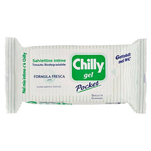 Carica l'immagine nel visualizzatore di Gallery, Chilly Salviettine Intime Biodegradabili - Pacco da 12 - Ilgrandebazar