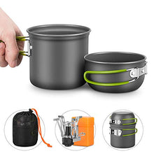 Carica l'immagine nel visualizzatore di Gallery, Magicfun Pentola da Campeggio con Mini Stufa Portatile Leggero Outdoor...
