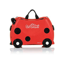Carica l'immagine nel visualizzatore di Gallery, Trunki Valigia Cavalcabile Per Bambini: 46 x 20.5 x 31 cm, Rosso Coccinella