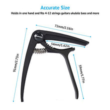 Carica l'immagine nel visualizzatore di Gallery, Asmuse Professional Capotasto Universale Nero Capo High quality Zinc - Ilgrandebazar
