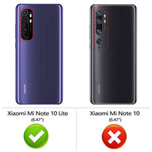 Carica l'immagine nel visualizzatore di Gallery, Peakally Cover per Xiaomi Mi Note 10 Lite, Trasparente Morbida TPU Silicone...