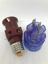 Carica l'immagine nel visualizzatore di Gallery, Portalampada voleuse a vite E27 con interruttore 6 A, 220.00V Lot De 1 Douille