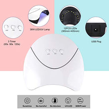 Carica l'immagine nel visualizzatore di Gallery, 36W Lampada Kit Poly Gel Unghie Completo, MYSWEETY Completo...