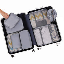 Carica l'immagine nel visualizzatore di Gallery, Eono by Amazon - Organizer Valigia Set di 8, cubi da viaggio, Grigio