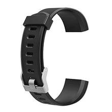 Carica l'immagine nel visualizzatore di Gallery, endubro Cinturino per Fitness Tracker ID115 HR Plus &amp; Molti Altri Nero - Ilgrandebazar