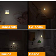 Carica l'immagine nel visualizzatore di Gallery, Luce Notturna LED, Plug-and-Play regolabile Lampada notturna con sensore di... - Ilgrandebazar