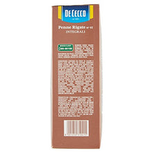 Carica l'immagine nel visualizzatore di Gallery, De Cecco Penne Rigate Integrali - 500 g