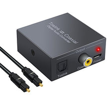 Carica l'immagine nel visualizzatore di Gallery, PROZOR Convertitore Bidirezionale da Digitale Coassiale a SPDIF Toslink...