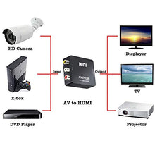 Carica l'immagine nel visualizzatore di Gallery, QGECEN Convertitore da RCA a HDMI, Adattatore Supporta PAL/NTSC...