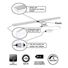 Carica l'immagine nel visualizzatore di Gallery, Luce da Specchio a LED in Acciaio Inossidabile/Aourow Lampada Specchio... - Ilgrandebazar