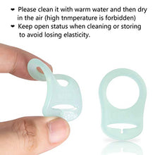 Carica l'immagine nel visualizzatore di Gallery, Clip per ciuccio e Silicone Pulsante Anello, Annhao Catenella Ciuccio Clip... - Ilgrandebazar