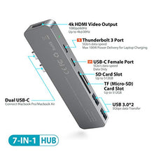 Carica l'immagine nel visualizzatore di Gallery, dodocool HUB USB Adattatore 7 in 1 per MacBook PRO 2018/2019/2017/2016...