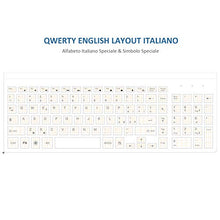 Carica l'immagine nel visualizzatore di Gallery, Tastiera Wireless Layout Italiano e Mouse, Fenifox Mouse Bianco