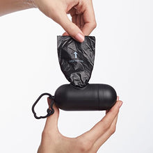 Carica l'immagine nel visualizzatore di Gallery, AmazonBasics - Sacchetti per bisogni dei cani, con dispenser e clip 300 - Ilgrandebazar