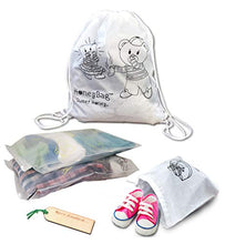 Carica l'immagine nel visualizzatore di Gallery, SweetHoney HoneyBag Buste Trasparenti Sacchetti Set Kit Asilo Porta Vestiti...