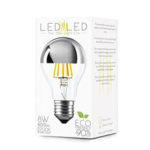 Carica l'immagine nel visualizzatore di Gallery, Ledbyled Lampadina LED Goccia Specchio a Filamento, 8 W, E27, A60, 6 x 10.5... - Ilgrandebazar