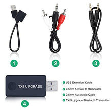 Carica l'immagine nel visualizzatore di Gallery, Trasmettitore Bluetooth per cuffie TV PC MP3/MP4, Wireless TX-9 - Ilgrandebazar
