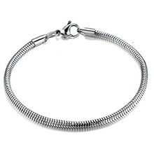 Carica l'immagine nel visualizzatore di Gallery, BESTEEL 3MM Bracciali per Charm e Bead Donne Catena del Serpente... - Ilgrandebazar