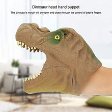 Carica l'immagine nel visualizzatore di Gallery, Dinosauro Mano Puppet Gloves, 6 Pollici Tyrannosaurus Rex Gioco di Marrone - Ilgrandebazar
