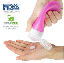 Carica l'immagine nel visualizzatore di Gallery, Liuer 4PCS Flaconi da viaggio in silicone morbido portatile e crema... - Ilgrandebazar