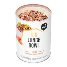 Carica l'immagine nel visualizzatore di Gallery, nu3 Lunch Bowl Lenticchie BIO 400 g - Piatto pronto sano con spezie...