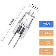 Carica l'immagine nel visualizzatore di Gallery, Vicloon G4 Lampada Alogena, Lampadine Luce, 20W Luce Calda, 20pcs 20w