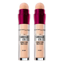 Carica l'immagine nel visualizzatore di Gallery, Maybelline New York Correttore Liquido Il Cancella Età, con Bacche di Goji e Haloxyl, Copre Occhiaie e Piccole Rughe, 01 Light, Confezione da 2