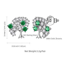 Carica l'immagine nel visualizzatore di Gallery, Aurora Tears Albero della vita, orecchini in argento Sterling 925 con... - Ilgrandebazar