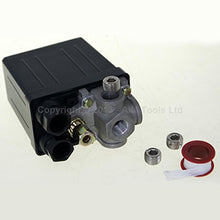 Carica l'immagine nel visualizzatore di Gallery, 3 PORTE COMPRESSORE AD ARIA PRESSIONE INTERRUTTORE DI COMANDO MONOFASE 0.6cm... - Ilgrandebazar