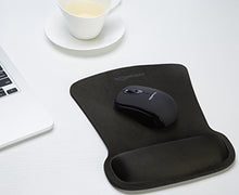 Carica l'immagine nel visualizzatore di Gallery, AmazonBasics - Tappetino per mouse in gel con poggiapolsi