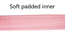 Carica l'immagine nel visualizzatore di Gallery, SLZZ Collare per Cani Imbottito in Pelle S:10.6-13'',4/5''width, Pink