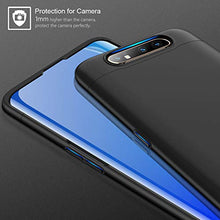 Carica l'immagine nel visualizzatore di Gallery, ivencase Cover Samsung Galaxy A80 + Vetro Temperato, Premio Ibrido Nero
