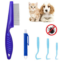 Carica l'immagine nel visualizzatore di Gallery, MELLIEX Pinza Zecche di Professionale per Animali, Cani e Gatti, con 3 Pezzi...