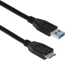 Carica l'immagine nel visualizzatore di Gallery, KUYiA Cavo USB maschio 3.0 a micro usb Maschio 0,3 mt Fino a 5 1 Feet