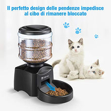 Carica l'immagine nel visualizzatore di Gallery, isYoung Alimentatore Automatico 5.5 L Alimenti per Animali Domestici Cani e...