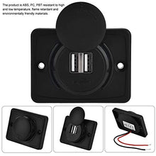 Carica l'immagine nel visualizzatore di Gallery, Presa usb auto, di ricarica per caricabatterie con porta USB ABS...