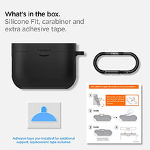 Carica l'immagine nel visualizzatore di Gallery, Spigen Silicone Fit Custodia Compatiblile con Sony WF-1000XM3 - Nero