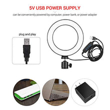 Carica l'immagine nel visualizzatore di Gallery, Luce ad Anello Dimmerabile, Andoer 6 pollici LED Ring Light dimmerabile USB...