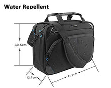 Carica l'immagine nel visualizzatore di Gallery, KROSER Borsa del Portatile 15,6 Pollici a Tracolla per Laptop Nero Blu
