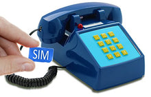 Carica l'immagine nel visualizzatore di Gallery, Opis PushMeFon mobile - Telefono vintage PushMeFon, PMF blu scuro - Ilgrandebazar