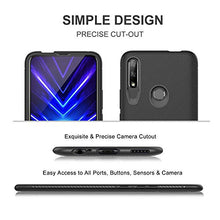 Carica l'immagine nel visualizzatore di Gallery, iBetter per Huawei P Smart Z/Honor 9X Cover, Thin Fit Gomma Morbida Nero - Ilgrandebazar