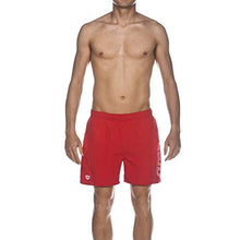 Carica l'immagine nel visualizzatore di Gallery, ARENA - M Fundamentals Logo, Pantaloncini da Bagno Uomo XL, Rosso (Red/White)