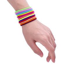 Carica l'immagine nel visualizzatore di Gallery, 100 Pezzi Fasce Elastici per Capelli Legami Coda di Cavallo Bande... - Ilgrandebazar
