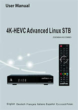 Carica l'immagine nel visualizzatore di Gallery, Decoder Zgemma H9 Combo Multistream S2X-T2/C Wi-Fi 4K UHD 8GB flash - Ilgrandebazar