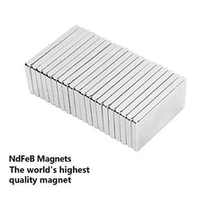 Carica l'immagine nel visualizzatore di Gallery, Magneti al neodimio, Super Rettangolo neodimio,Forte magnete 40PC