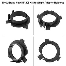 Carica l'immagine nel visualizzatore di Gallery, 1 paio di adattatori per lampadine fari a LED H7 (nero). normal - Ilgrandebazar