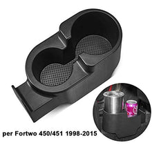 Carica l'immagine nel visualizzatore di Gallery, ISSYZONE Portabevande per Fortwo 450/451 1998-2015 Porta Bicchieri Bevande...