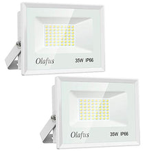 Carica l'immagine nel visualizzatore di Gallery, Olafus 2 Pezzi 35W Faro LED Esterno 3800 LM 5000K IP66 Impermeabile Luce...