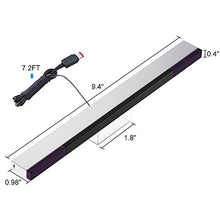 Carica l'immagine nel visualizzatore di Gallery, KIMILAR Sostituzione Cablata Infrarossi LED Sensor Bar per Nintendo Wii e...
